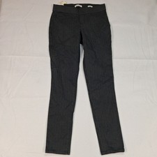 Nine West Heidi Pull-On Skinny Pants Womens 8 Black Houndstooth 60551211-169