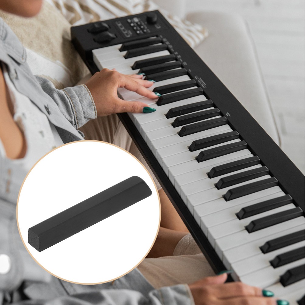 Set tastiere pianoforte in ebano strumenti pianoforte per riparazione tastiera foto 6