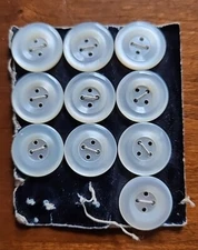 Vintage 3/4 " Pearl Buttons, Strawbridge & Clothier