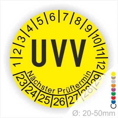 EIGENE HERSTELLUNG Nächste UVV Warung Prüfplakette Wartungsplaketten Prüfung Etiketten Ø:20-50mm
