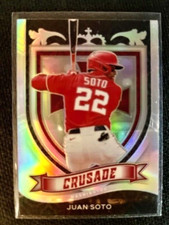Juan Soto 2021 Panini Chronicles Crusade Silver Prizm - Nationals
