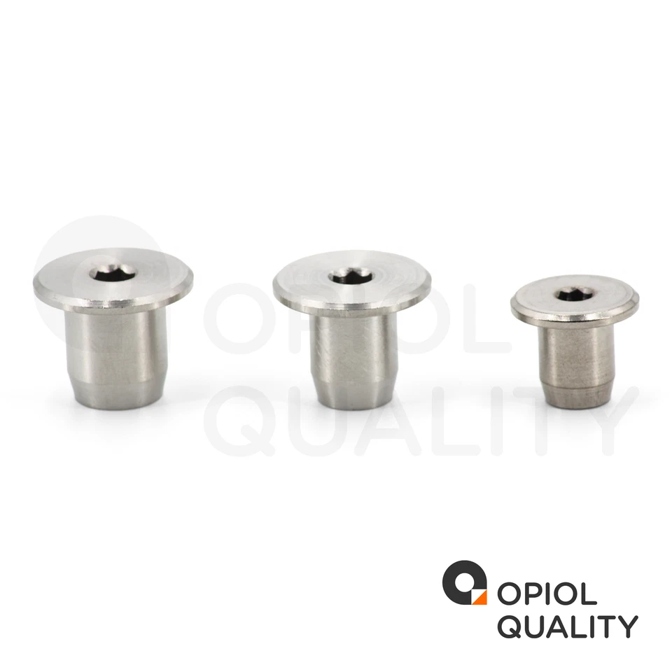 Hülsenmuttern Flachkopf Innensechskant Edelstahl A4 Hülsenmutter Schraubhülsen - Bild 4 von 4