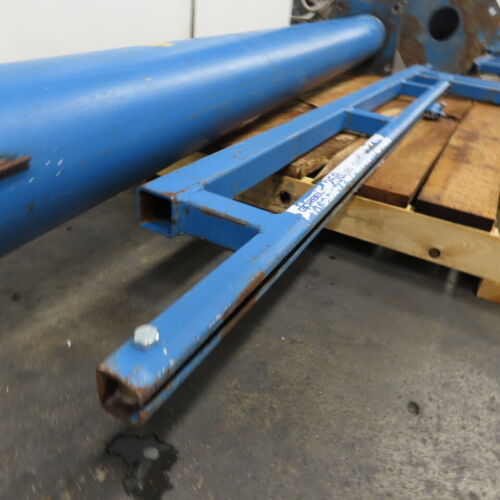 Gorbel 250LB Free Standing Jib Crane 118" Under Beam 8' Swing 79" Travel - Picture 15 of 16