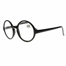 Classic Computer Large Big Oversized Round Reading Glasses Readers +1.00 ~ +4.00