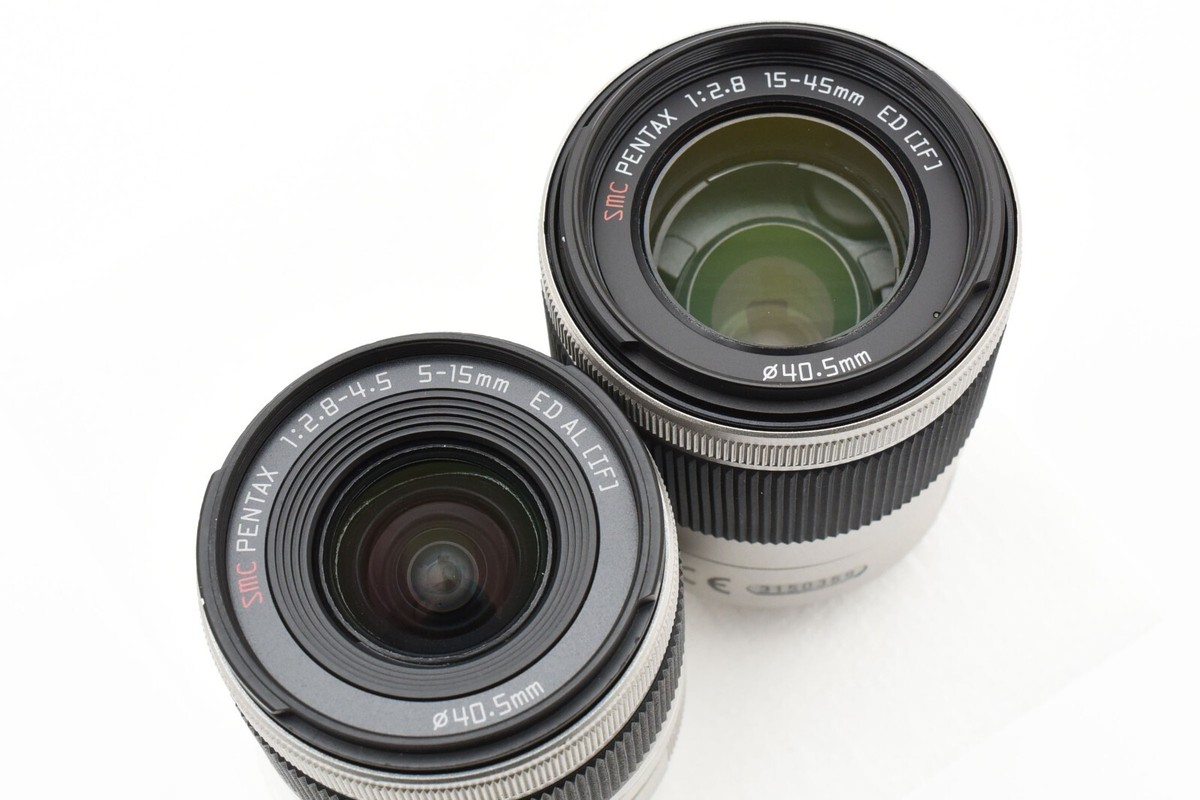 PENTAX Q10 Digital Camera Original Blue Color + 2 Lenses Set From
