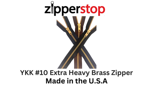 YKK #10 Brass Metal Separating Zippers Extra Heavy- Duty Jacket Made in USA - Video 1 of 1