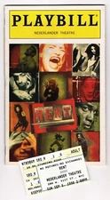 Norbert Leo Butz "RENT" Jim Poulos / Jonathan Larson 1998 Playbill / Ticket Stub