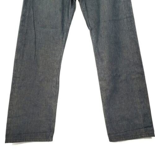 Jeans de mezclilla Levi's 501 negros de pierna recta talla 34x32 con botones LN - Imagen 2 de 7