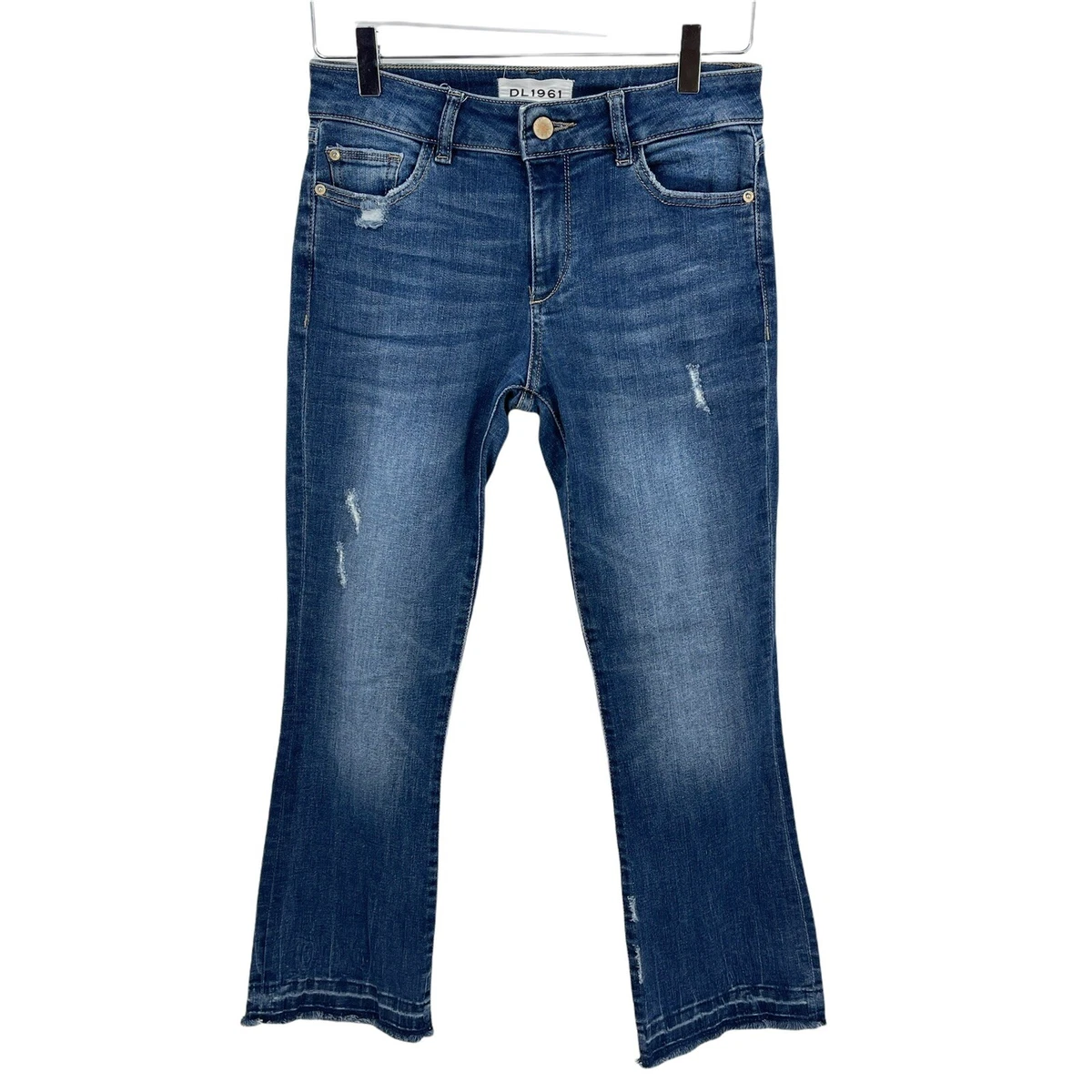 Dl1961 lara instasculpt cropped flare jeans sale