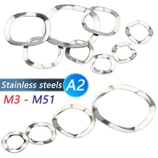 Wavey Washers Crinkle Wave Washer A2 Stainless Steel M3 M4 M5 M6 M8 M10 M12-M51