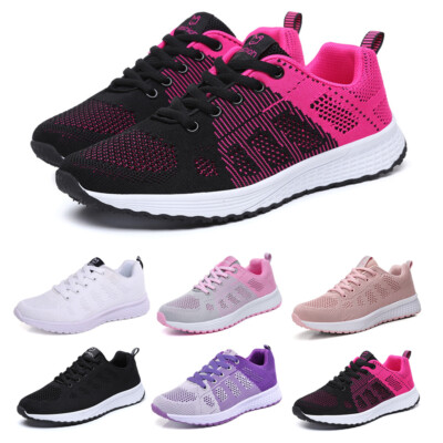 Laufschuhe Damen Turnschuhe Sneaker Sportschuhe Atmungsaktives Joggingschuhe DE