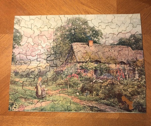 Vintage Fine Art Picture Puzzle-1 Piece Name ( Charm Of Sweet Contentment )