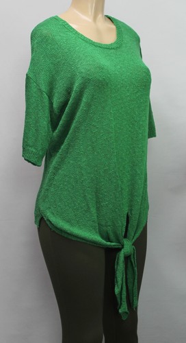 United States Sweaters Women's Short Sleeve Pullover Sweater Green Size L - Picture 4 of 7
