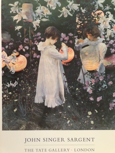 JOHN SINGER SARGENT ,'CARNATION, 1885' AUTHENTIC PRINT 1993 TATE GALLERY - Picture 2 of 10