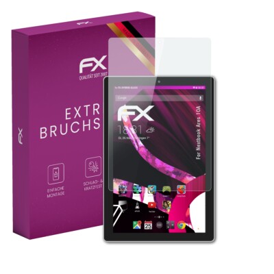 atFoliX Glasfolie für Nextbook Ares 10A Displayfolie 9H Schutzpanzer