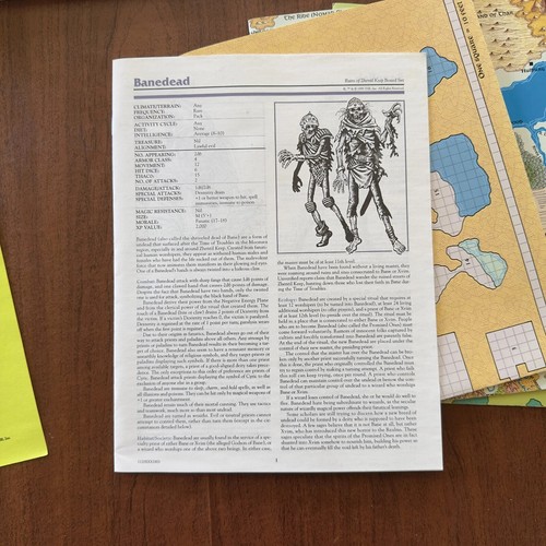 1995 TSR AD&D Forgotten Realms - RUINS OF ZHENTIL KEEP BOX SET - COMPLETE / NM - Picture 5 of 12