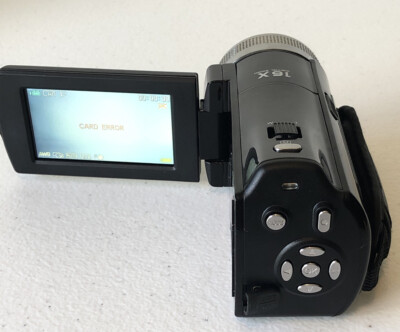 Digital Video Camera DVC HD 1280 X 720 16X Digital Zoom Black | eBay
