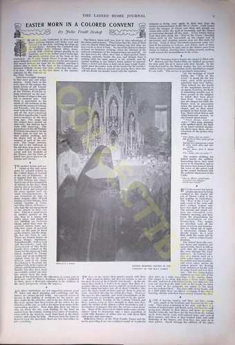 Vintage Curtis Publishing The Ladies' Home Journal Magazine April 1899 - Picture 6 of 6