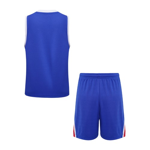 Kids Boys Outfit Competition Uniform Summer Suit Sleeveless Running Shorts Set - Picture 55 of 69