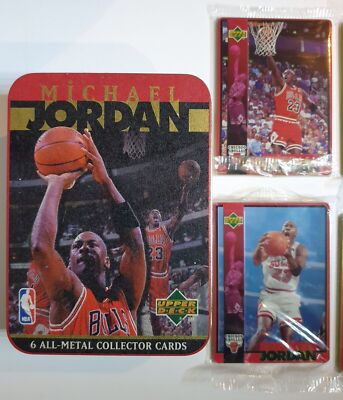 1996 Upper Deck Michael Jordan ALL METAL Card Set (6 Cards