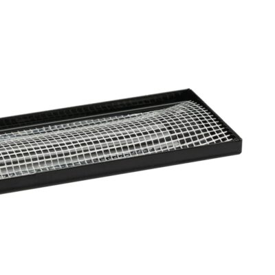 Generic Schwarz Metall Lüftungsgitter 400 x 50 mm 16 x 2''