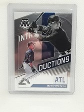 Drew Waters 2021 Mosaic Baseball - Introductions #INT7 - Atlanta Braves
