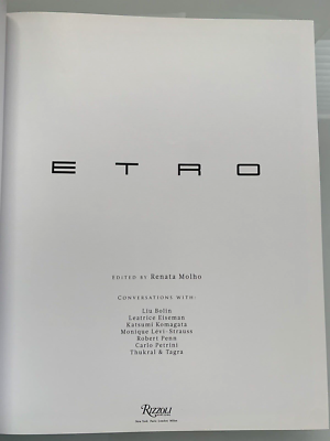 Etro by R. Molho (2014, Hardcover) for sale online | eBay