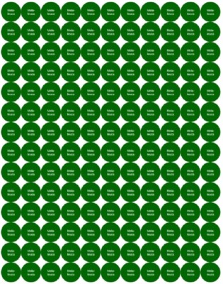 Melaleuca Essential Oil Bottle Cap Stickers