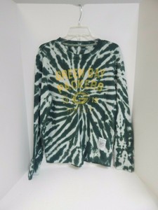 Green Bay Packers Women S Sweatshirt Tie Dye Tommy Hilfiger Sample Medium Ebay