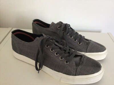 **BURTON MENSWEAR GREY DECK SHOES SIZE 7** UK
