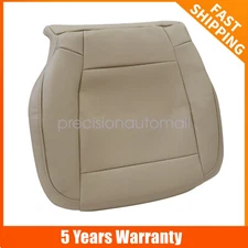 Driver Side Leather Bottom Seat Cover Tan For 2015 2016 2017 Ford F-150 Lariat