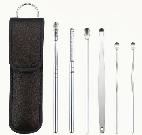 Set detergente orecchie 6/pezzi detergente orecchie cerume strumento di rimozione - Foto 3 di 5