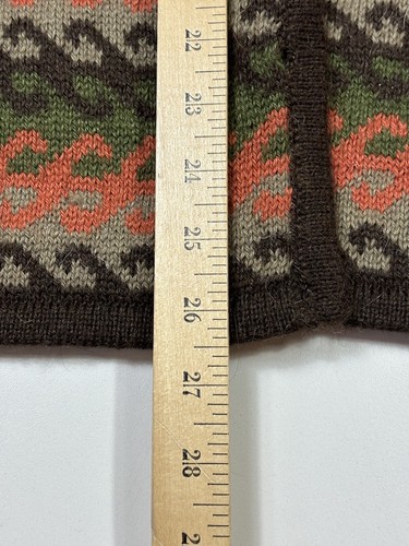 Cárdigan Suéter Mujer L XL Alpaca Lana Hecho en Perú Botón Frontal - Imagen 6 de 9