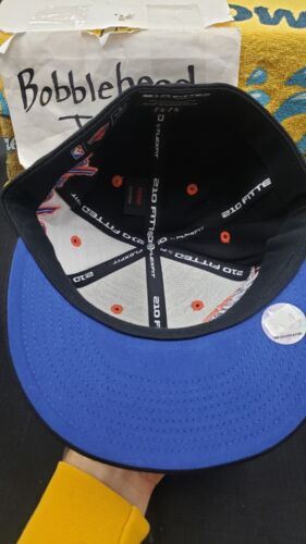 NWT NEW YORK KNICKS FLEX FITTED CAP HAT ADIDAS BLACK SIZE 7 1/4-7 5/8 - Picture 5 of 5