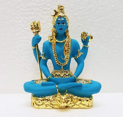 Lord Shiva Idol Statue Blue - 3 inches Height | eBay