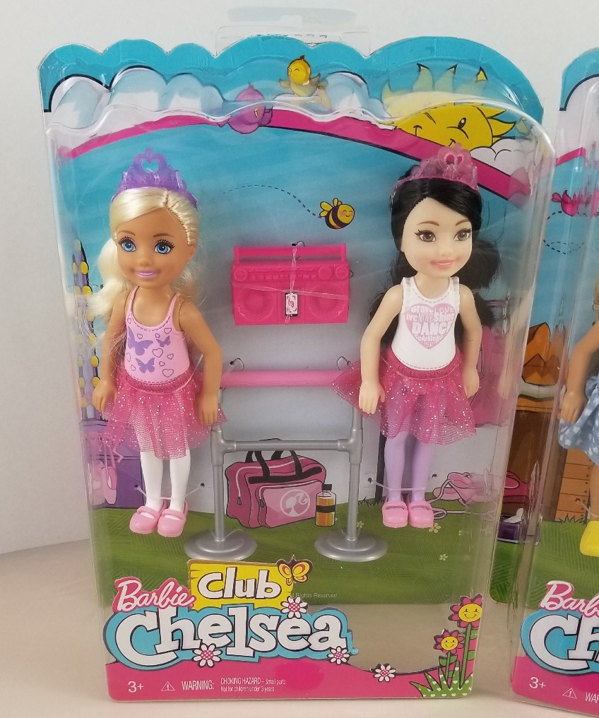 barbie club chelsea ballet doll 2 pack
