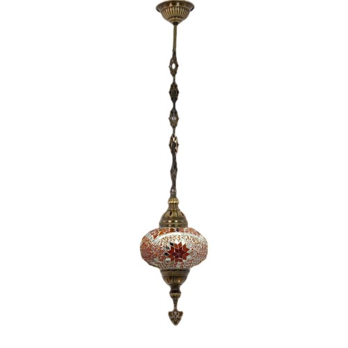 Turkish Moroccan Glass Mosaic Electrical Hanging Lamp Garden Lantern UK + CE - 第 3/55 張圖片
