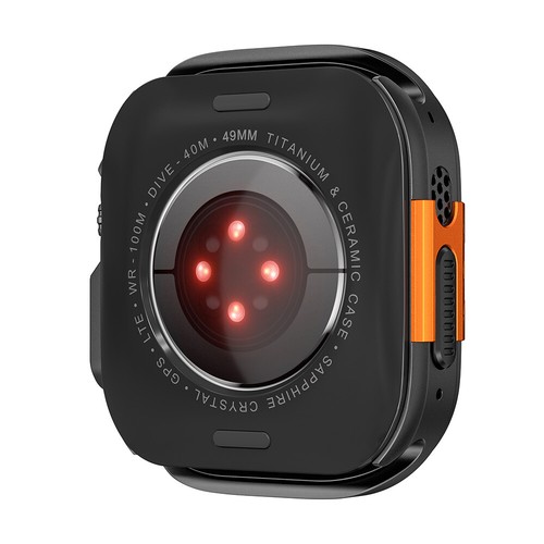 Case Screen Protector Full Protective Cover For Apple Watch Ultra 1 / 2 49mm - Photo 11 sur 26