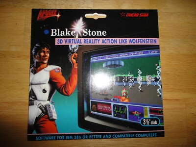 Blake Stone Aliens Of Gold Micro Star 3 1/2'' 3.5'' Disk IBM DOS PC Computer *NEW*