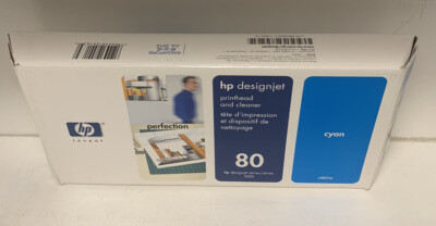 Original HP80 C4821A Druckkopf Printhead  blau + Cleaner DesignJet 1050C 1055CM