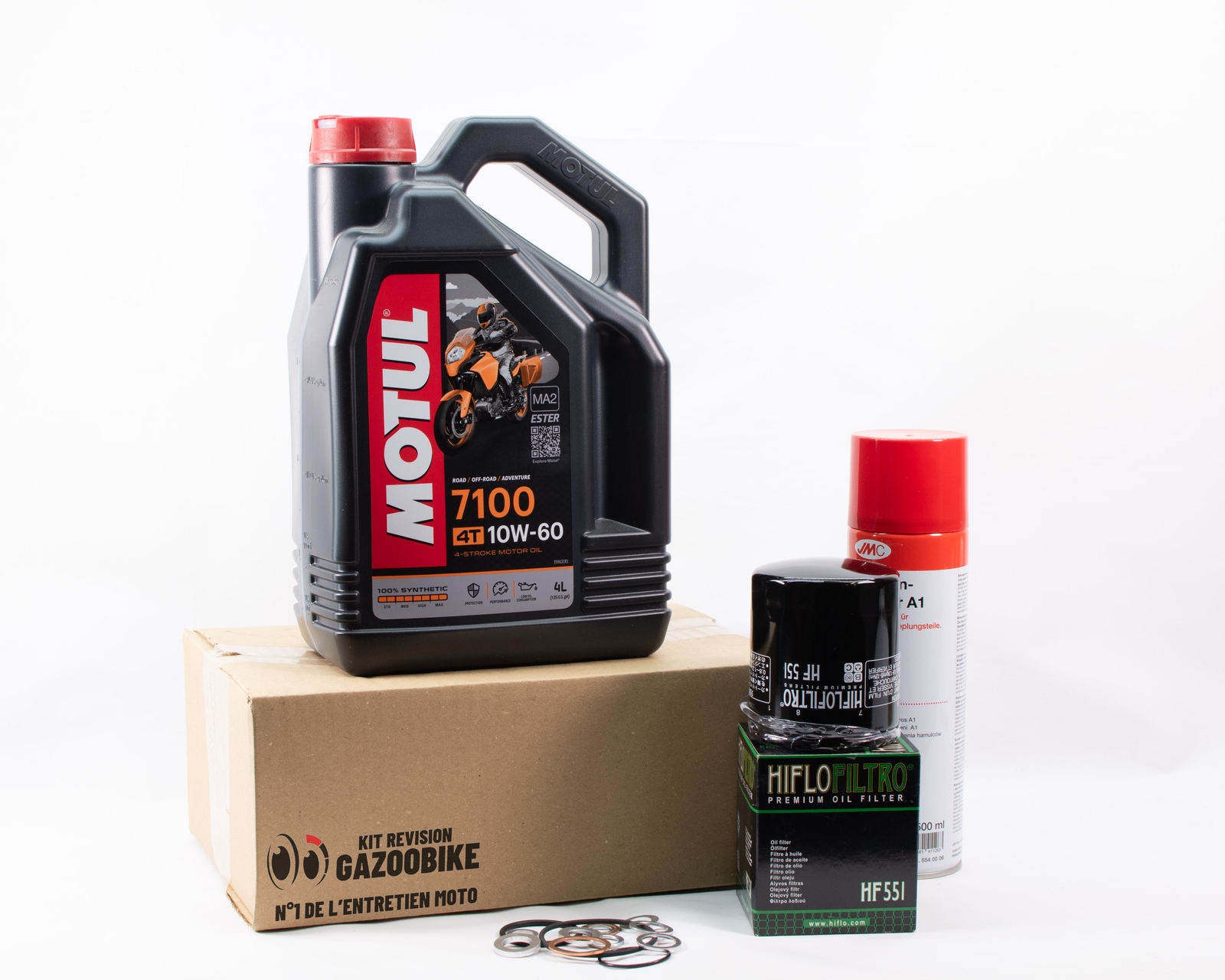 Kit vidange Moto Guzzi Griso 1200 8V évitez la surchauffe avec l'huile Motul 710 et filtre