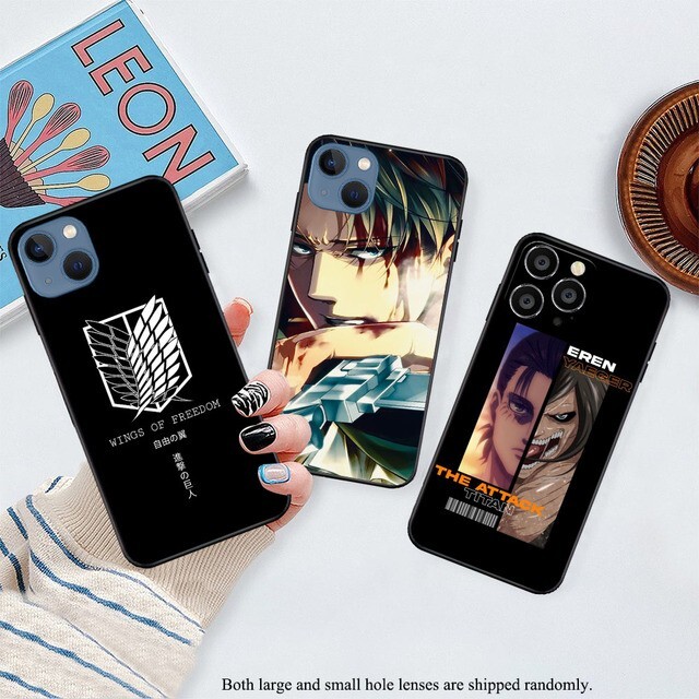 Attack On Titan Anime Phone Case For iPhone 11 12 13 14 15 Pro Max, Plus,  Mini