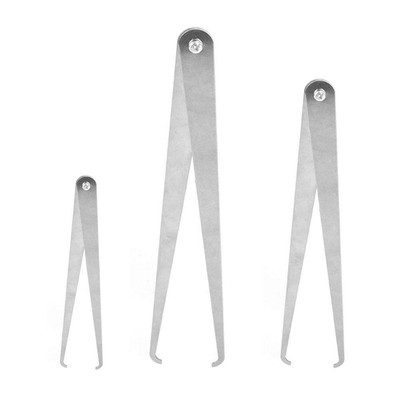 20cm Stainless Steel Clay Pottery Tools Pottery Clay Measuring Tools