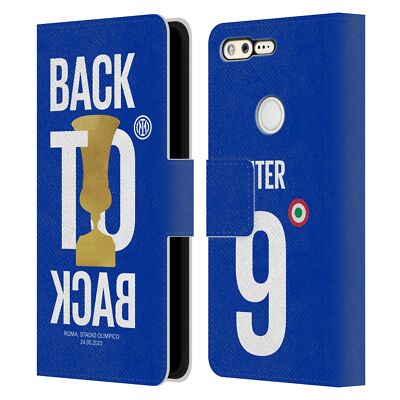 OFFIZIELLE INTER MILAN MEISTER 2023 BRIEFTASCHE HÜLLE HUELLE FÜR GOOGLE HANDYS
