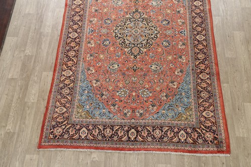 Vintage Traditional Floral Area Rug Living Room Handmade Oriental Carpet 7x10 - Picture 5 of 12