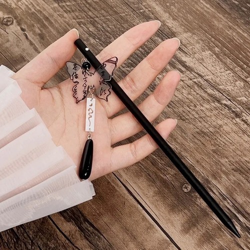10PCS Bastoncini per Capelli in Legno Stile Retrò Fatti a Mano Fermagli per Capelli per Donna Accesso Fai da Te - Foto 6 di 6