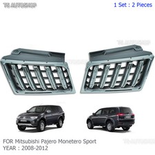 Front Chrome Grill Grille For Mitsubishi Pajero Montero Sport 2008 10 11 13