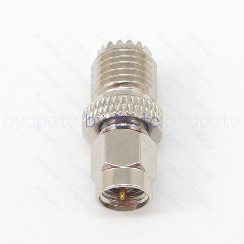 Mini gniazdo żeńskie UHF na wtyczkę męską SMA RF złącze koncentryczne adapter koncentryczny 50 omów - Zdjęcie 7 z 8
