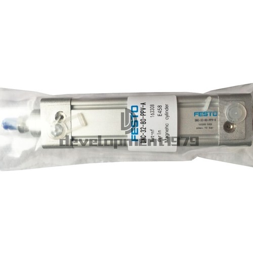 ONE New FESTO DNC-32-80-PPV-A 163308 cylinder - Picture 4 of 8