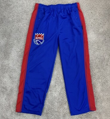 Vtg Kansas City Omaha Kings Warmup Pants Mens 3XL Reebok HWC Drawstring ABA NOS*